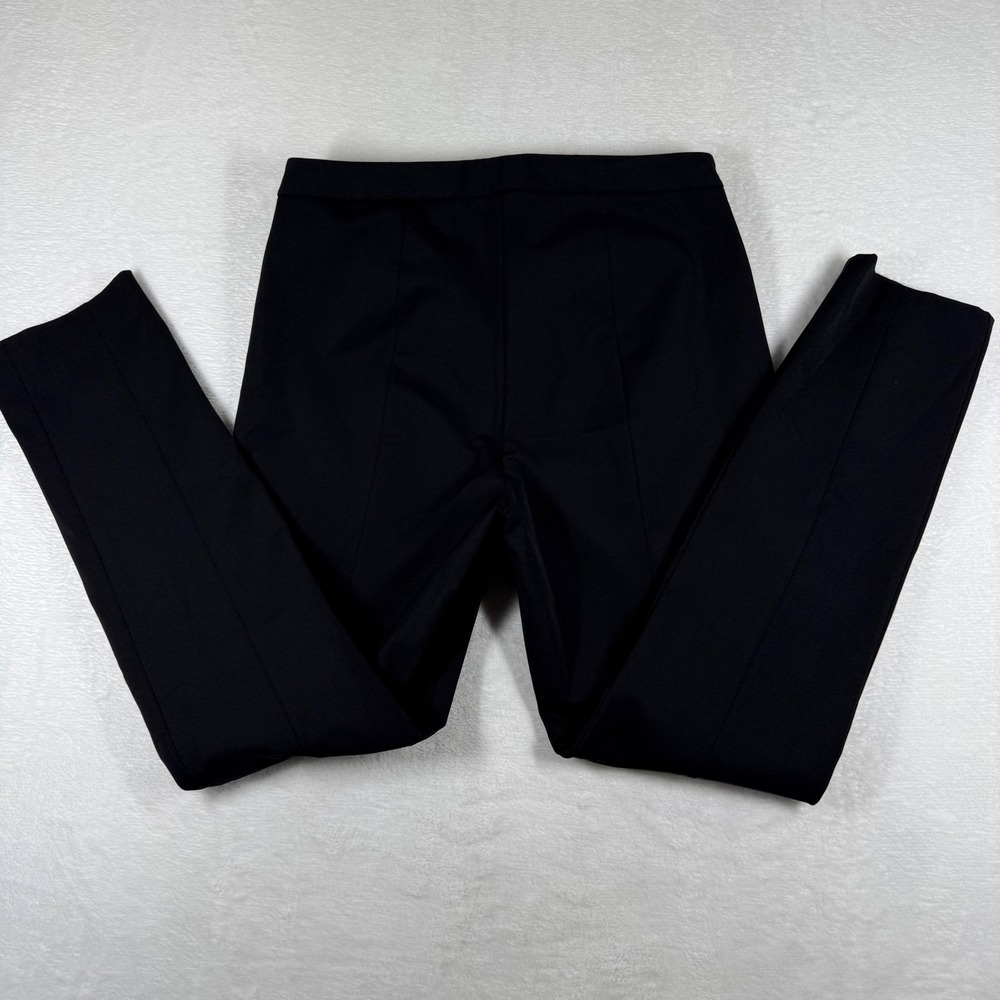 Theory Clean‎ Cigarette Modern Ski Pants Black Slim Leg Trouser H1007204 Size 8
